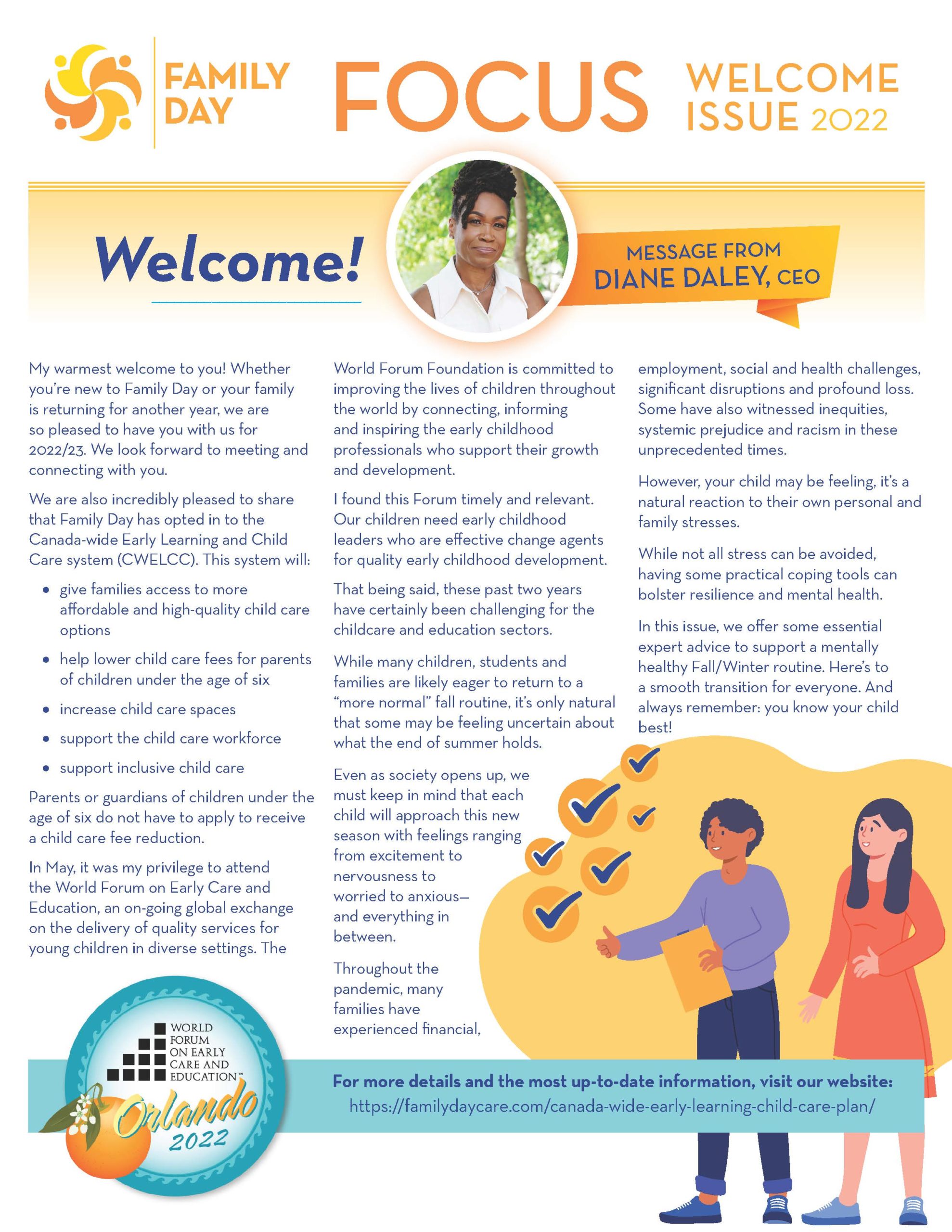 focus welcome issue 2022 child care sector updates